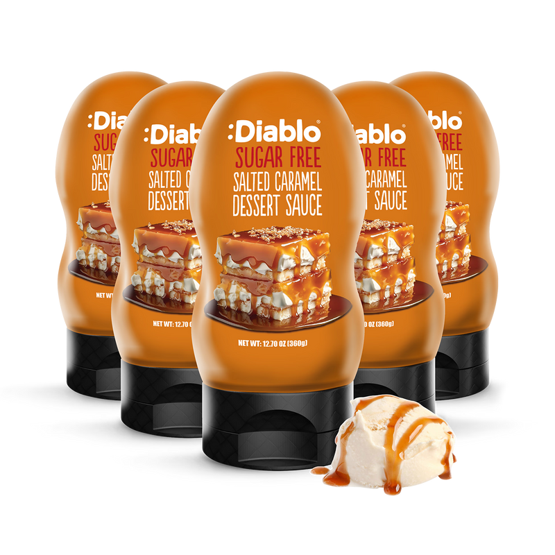 Diablo dessert sauce sugar free salted caramel 360g, UK version