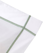 Harrods Organic Supima Cotton Percale King Oxford Pillowcase with Embroidery 50cm x 90cm- Buy online at McGrocer