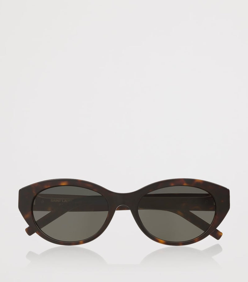 Saint Laurent round acetate sunglasses, imported from the UK