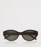 Saint Laurent round acetate sunglasses, imported from the UK
