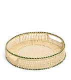 La DoubleJ raffia tray 36.5cm, UK version