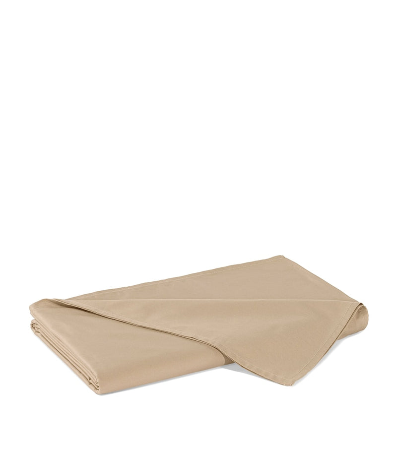 Hamam organic cotton sateen flat sheet super king, UK version
