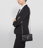 Saint Laurent Small Envelope Matelassé shoulder bag, imported from the UK