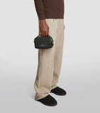 Giorgio Armani mini crossbody bag recycled nylon leather trim (British brand)