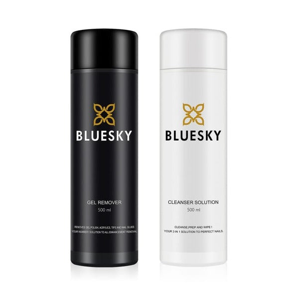 Bluesky gel polish cleanser and remover duo - British product