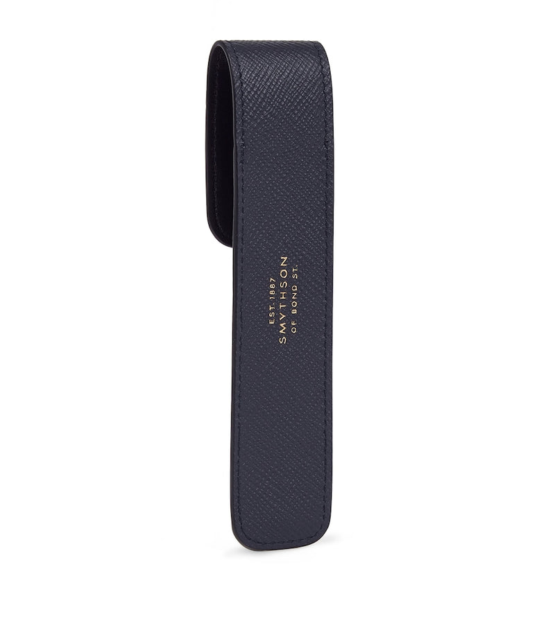 Smythson Panama leather pen sleeve (British brand)