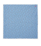 Isaia silk paisley pocket square with hand-rolled edge - British product
