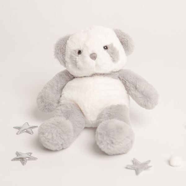 Babbico Gift Boxed Parker The Panda Grey & White Soft Toy - McGrocer