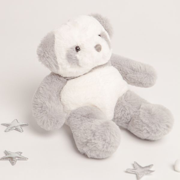 Babbico Gift Boxed Parker The Panda Grey & White Soft Toy - McGrocer