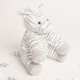 Babbico Gift Boxed Zizi The Zebra Grey & White Soft Toy - McGrocer