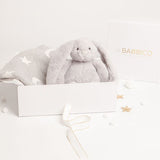 Babbico Grey Bunny And Grey Moon Star Blanket Baby Gift Set - McGrocer