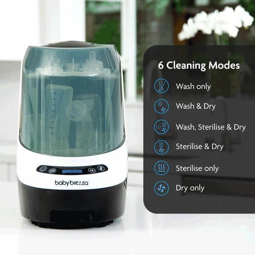 Baby Brezza Bottle Washer Pro black and white, UK version