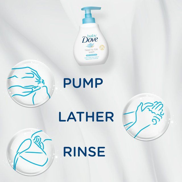 Baby Dove Head To Toe Baby Wash Rich Moisture 200ml - McGrocer