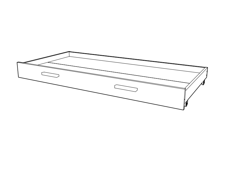 BabyStyle Vancouver trundle drawer for cot bed, UK version