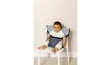BabyToLove Travel Pocket Chair & Booster Seat - Blue Stripes - McGrocer