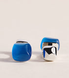 Babette Wasserman rhodium-plated catseye twist square cufflinks (British brand)