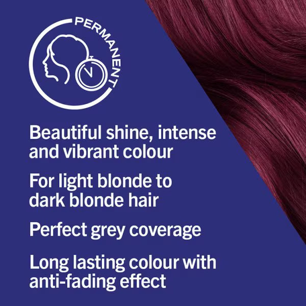 Schwarzkopf LIVE permanente Haarfarbe Beerenrot 044, UK Version