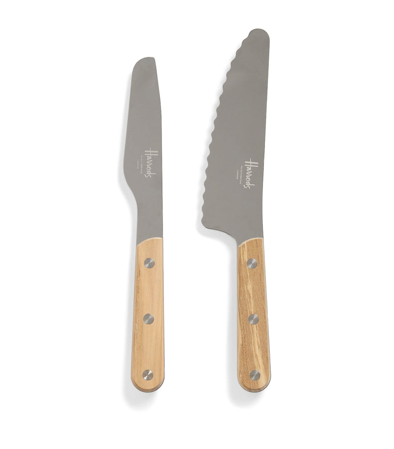 Harrods bread and jam knife set, UK version