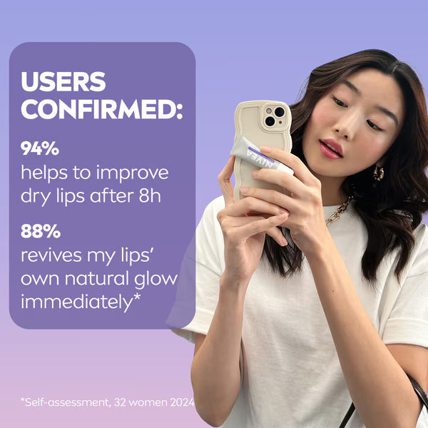 Nivea Hyaluron Glowy Lips Lip Balm 10ml, imported from the UK