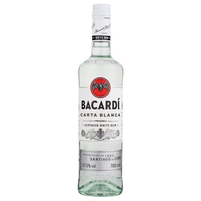 Bacardi Carta Blanca Superior White Rum   70cl - McGrocer