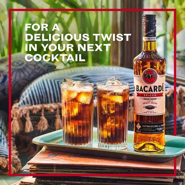 Bacardi Spiced Premium Rum Spirit Drink 1L - McGrocer