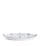 Royal Copenhagen Blue Fluted Half Lace oval dish 24.5cm, imported from the UK