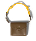 Miu Miu leather chain wallet with envelope design, UK version
