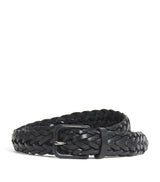 Harrods Giorgio Armani Leather Woven Belt- Buy online at McGrocer