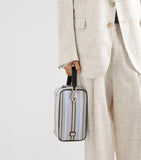 Dolce&Gabbana striped lock top-handle bag - British product