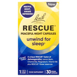 Bach Flower Remedies Peaceful Night Rescue Capsules   30 per pack - McGrocer