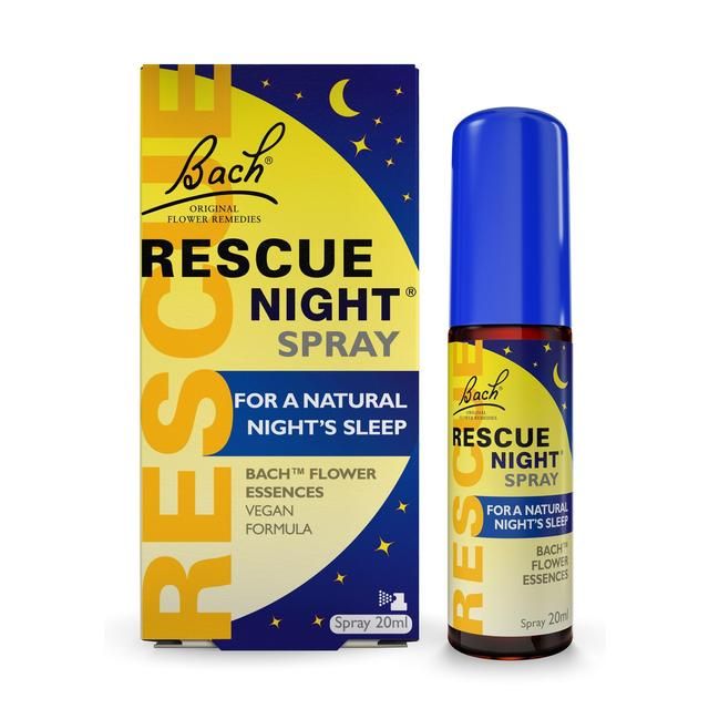 Bach Flower Remedies Rescue Night Spray    20ml - McGrocer
