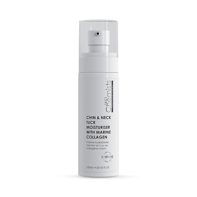 skinChemists Chin & Neck Tuck Moisturiser with Marine Collagen 120ml - British product