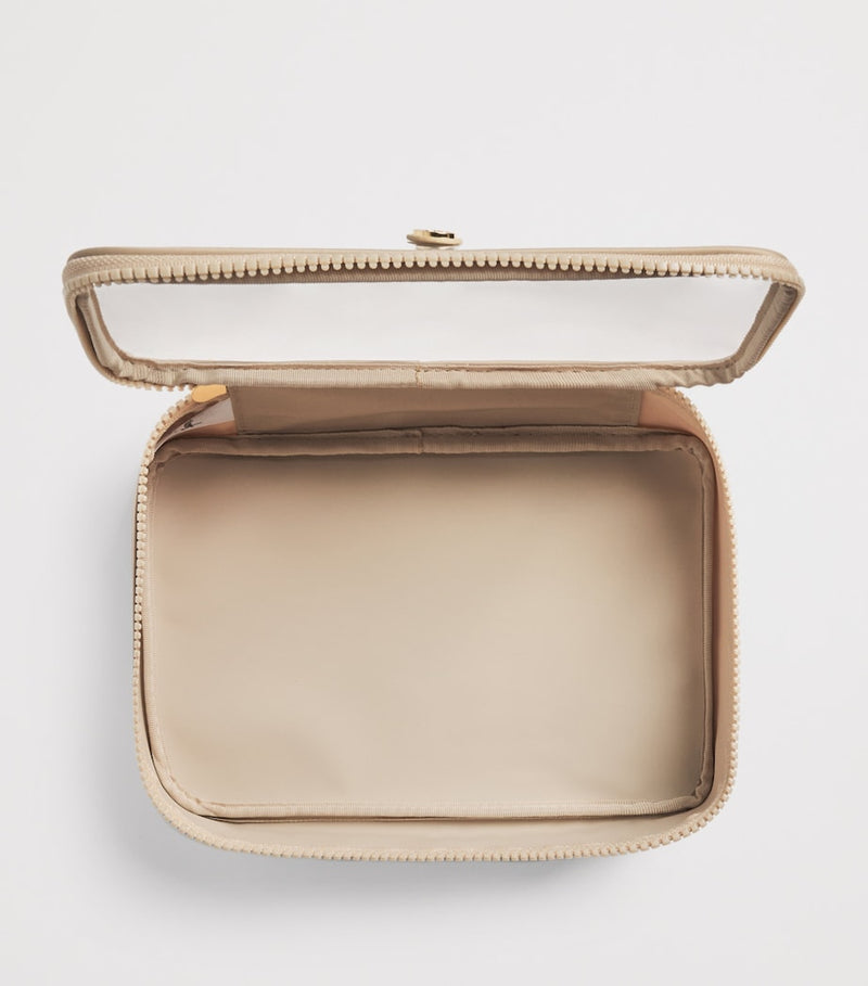 Harrods clear cosmetic bag travel pouch, UK version
