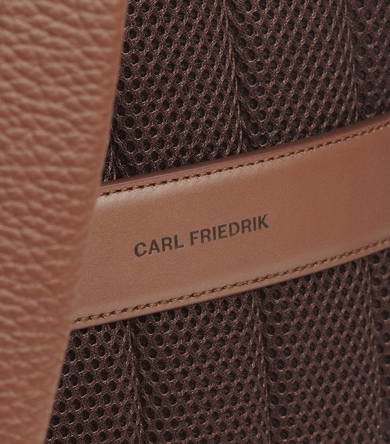 Carl Friedrik Ayrton leather backpack (British brand)