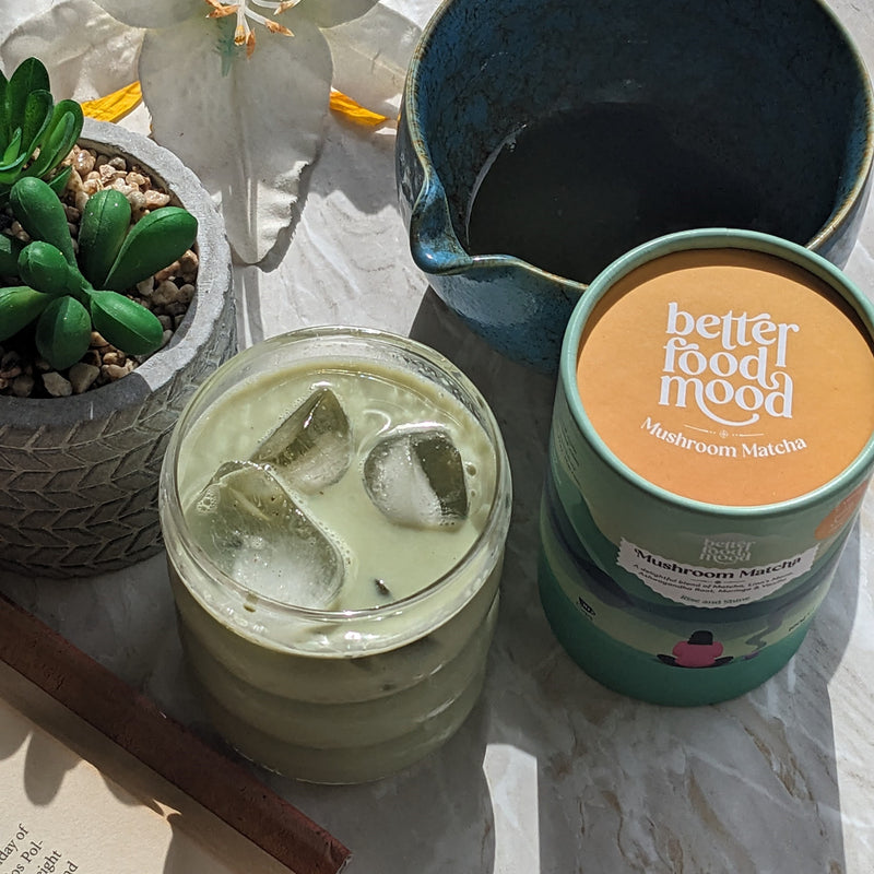 Mushroom Matcha Latte Powder Blend 100g - UK version