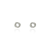 Superdrug Cachet Varda Rhodium-Plated Open Knot Earrings- Buy online at McGrocer