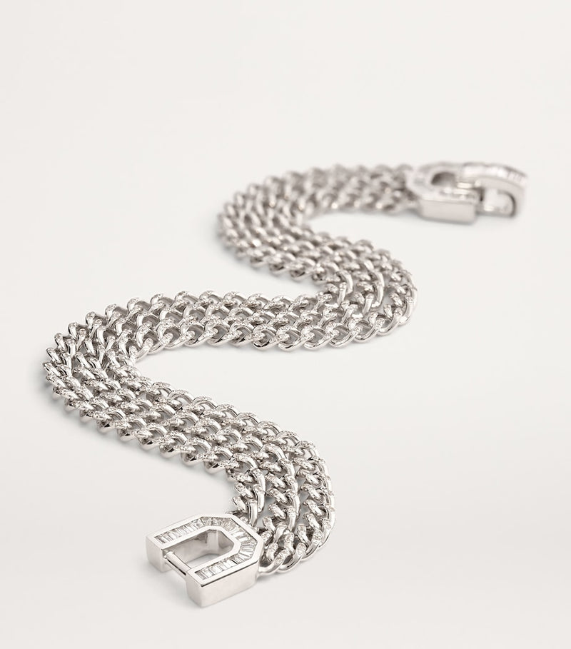 SHAY white gold diamond link bracelet (British brand)
