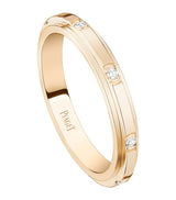Harrods Piaget Possession Rose Gold Ring with 8 Diamonds- Buy online at McGrocer