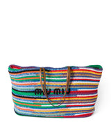 Harrods Miu Miu Crochet Logo Tote Bag- Buy online at McGrocer