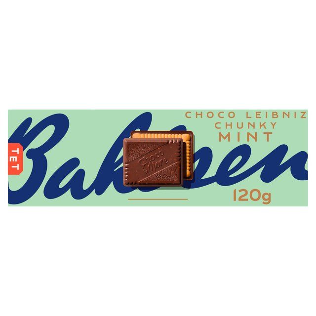 Bahlsen Choco Leibniz Chunky Mint Chocolate Biscuits   120g - McGrocer