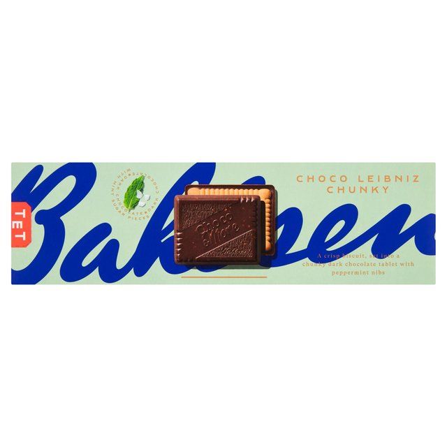Bahlsen Choco Leibniz Chunky Mint Chocolate Biscuits   120g - McGrocer