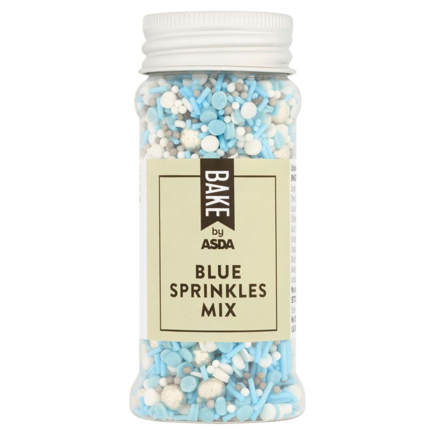 BAKE by ASDA Blue Sprinkles Mix 70g - McGrocer