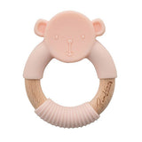 Bambino Teddy Teether Pink - McGrocer