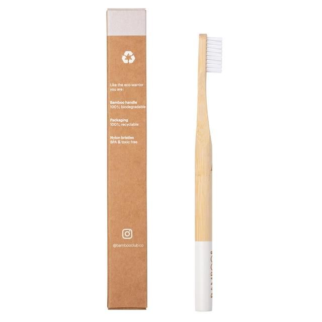 Bamboo Club White Adult Toothbrush - McGrocer