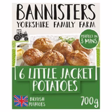 Bannisters Farm 6 Little Jacket Potatoes 700g - McGrocer