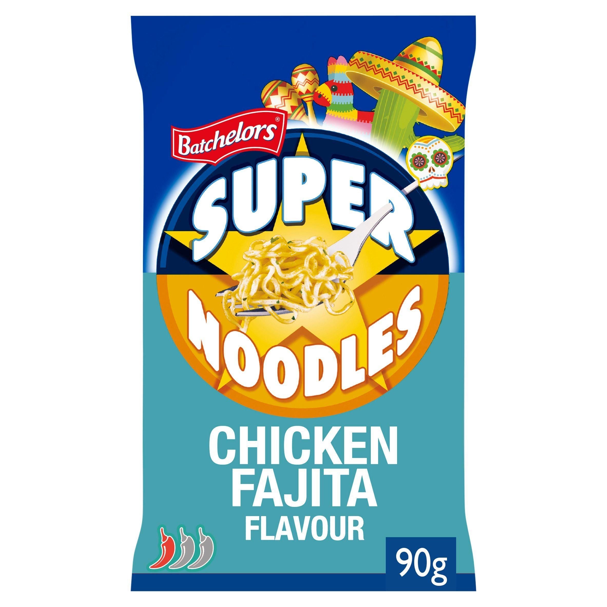 Batchelors Super Noodles Mexican Chicken Fajita Flavour 90g - McGrocer