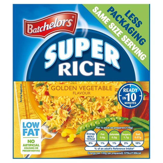 Batchelors Super Rice Golden Vegetable 90g - McGrocer