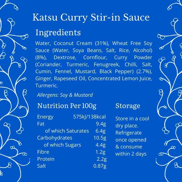 Bay's Kitchen Katsu Curry Stir-in Sauce 260g - McGrocer