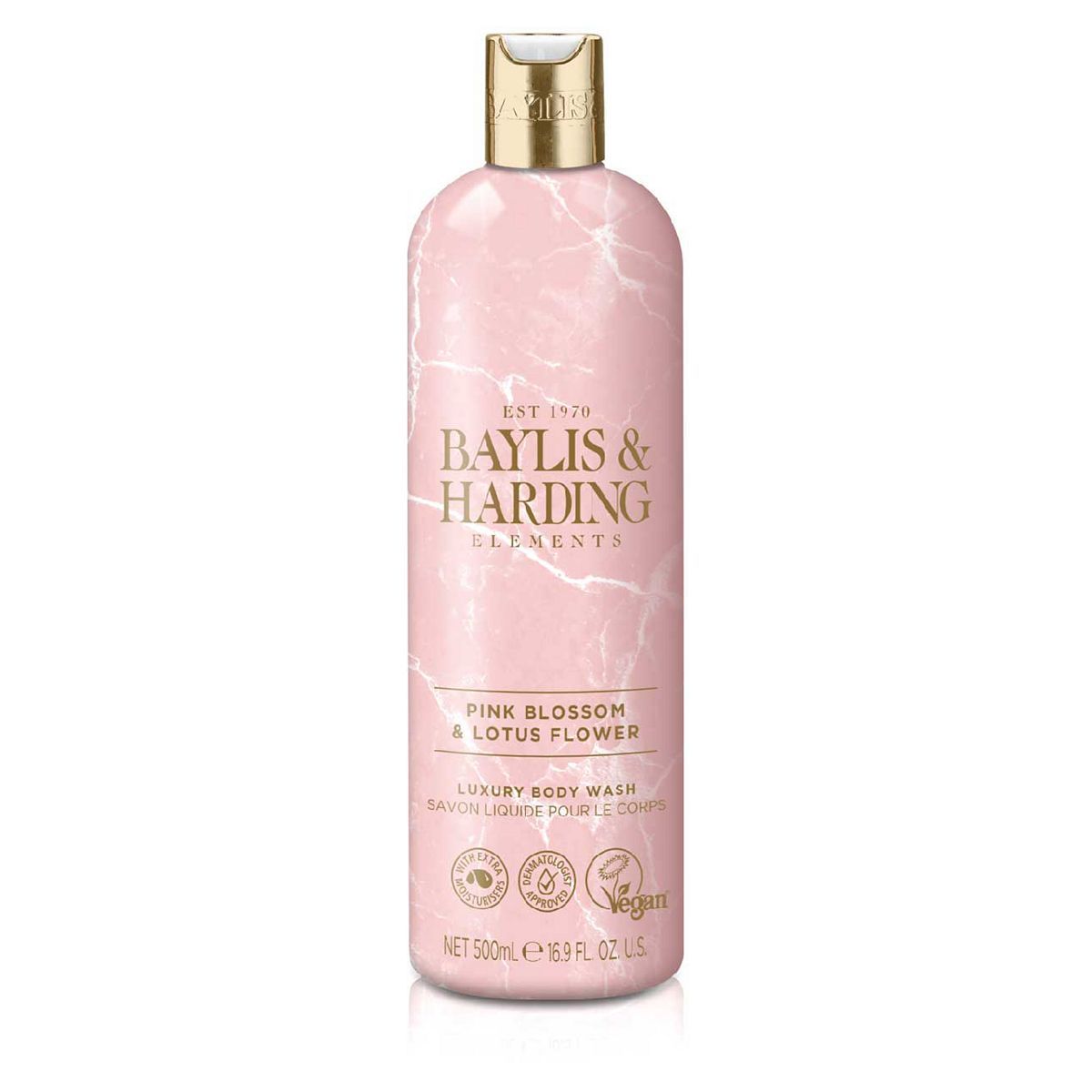 Baylis & Harding Elements Pink Blossom & Lotus Flower Luxury Bodywash 500ml - McGrocer