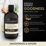 Baylis & Harding Goodness Lemongrass & Ginger Bath Soak   500ml - McGrocer